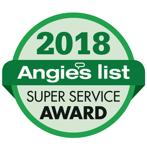 Angies list super service award logo